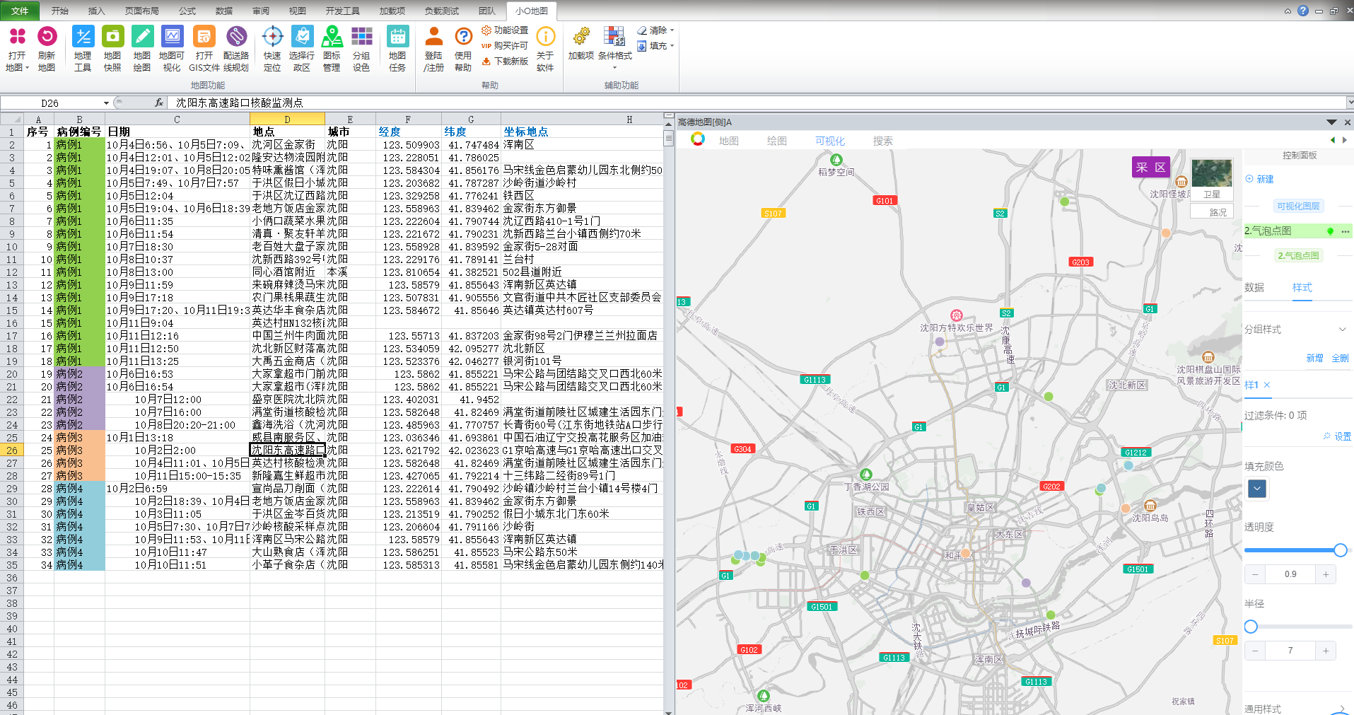 新冠疫情小区热力图python 疫情热力图制作_新冠疫情小区热力图python_02