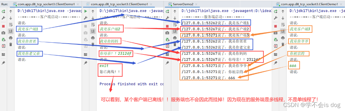 java tcp服务端如何判断连接断开 java tcp服务端连接多个客户端_tcp/ip_15