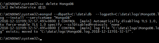 mongodb 开机自启动 mongodb启动失败100_mongodb_07