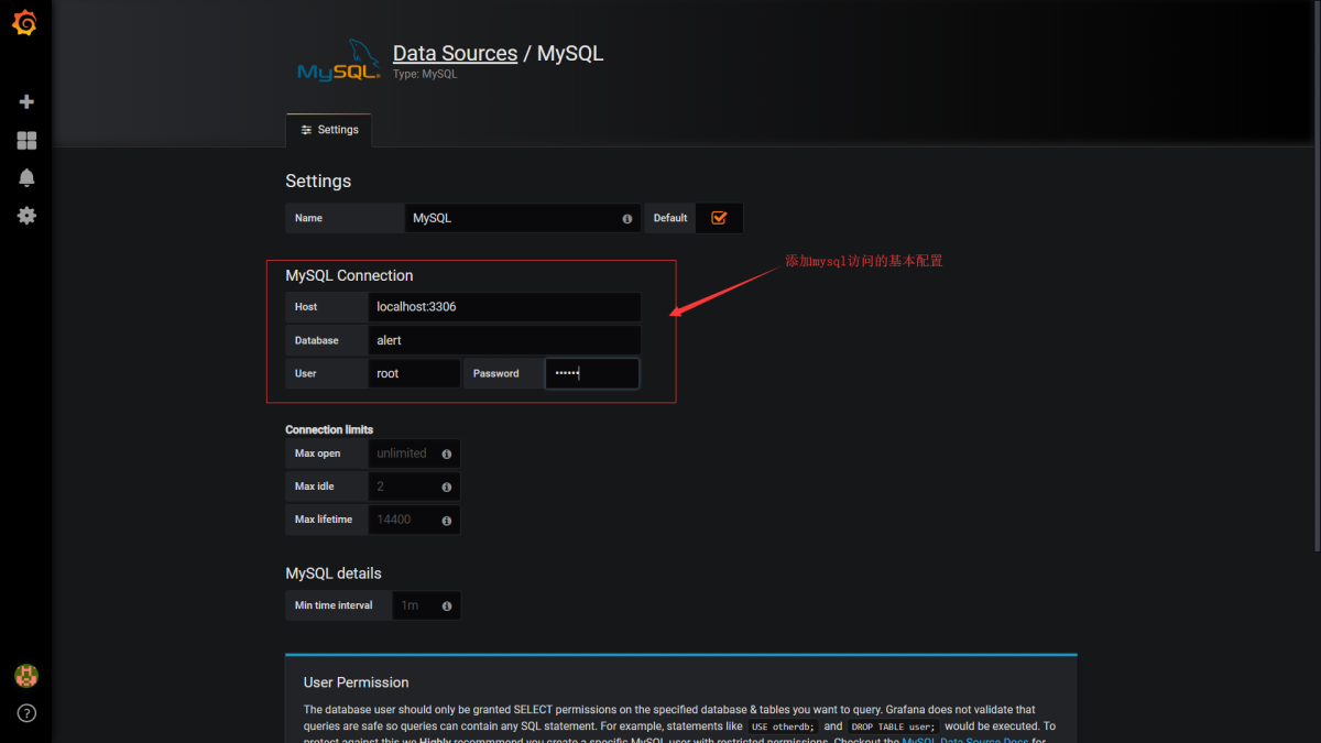 grafana barchart与mysql结合 grafana实时显示mysql数据_数据源_05