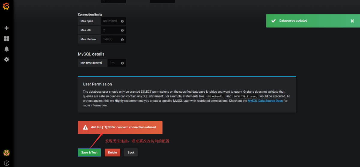 grafana barchart与mysql结合 grafana实时显示mysql数据_mysql_07