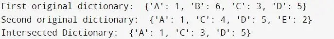 python字典操作运算符 交集 python字典取交集_开发语言_02