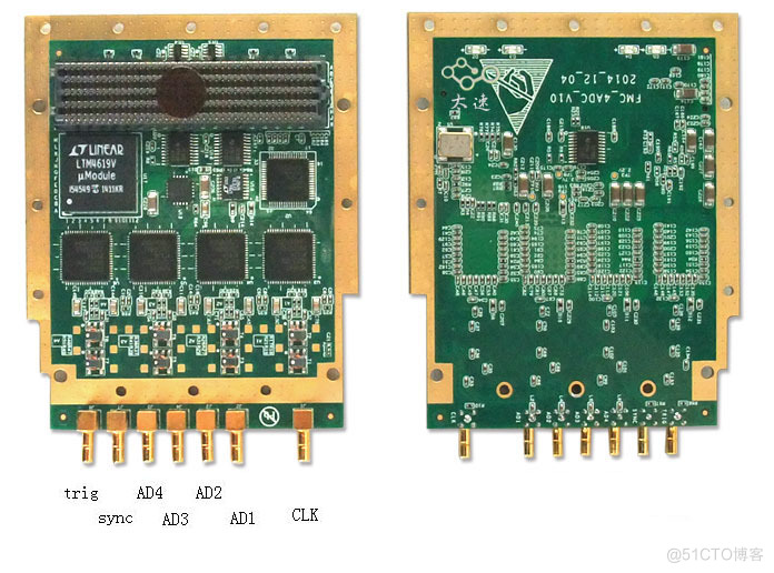 FMC子卡设计资料：FMC141-四路 250Msps 16bits AD FMC子卡_FMC子卡