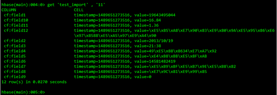 hbase导入sql文件 hbase如何导入数据_hadoop_07