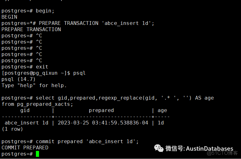 POSTGRESQL PERPARE 事务提交方式，到底用还是不用_数据库服务器_08