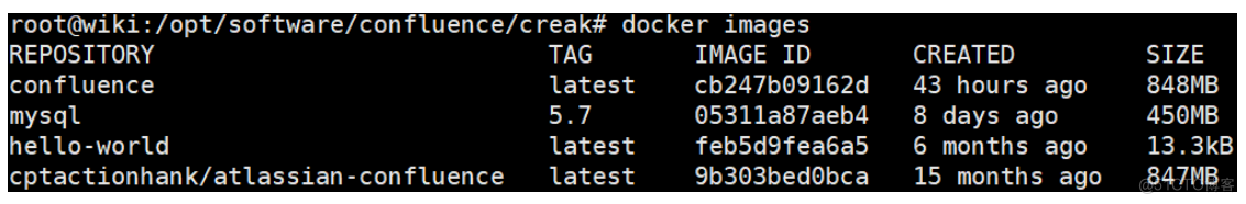 docker 容器中安装 telnet docker安装confluence_mysql_06