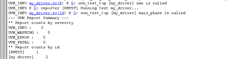 UVM：2.2只有driver的验证平台->2.2.2加入factory机制_命令行