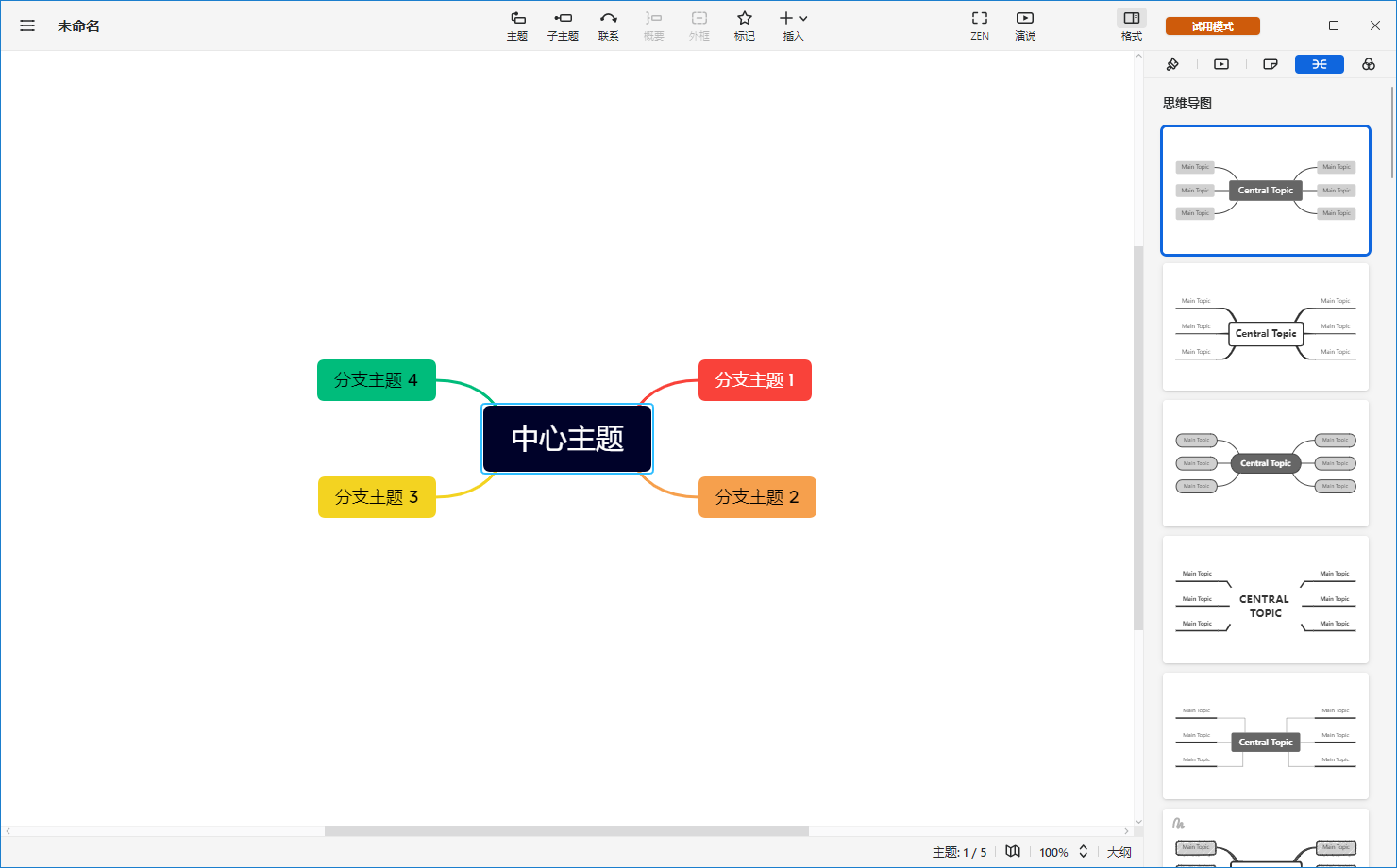 免费组织架构图word模版 免费组织架构图软件_思维导图软件_06