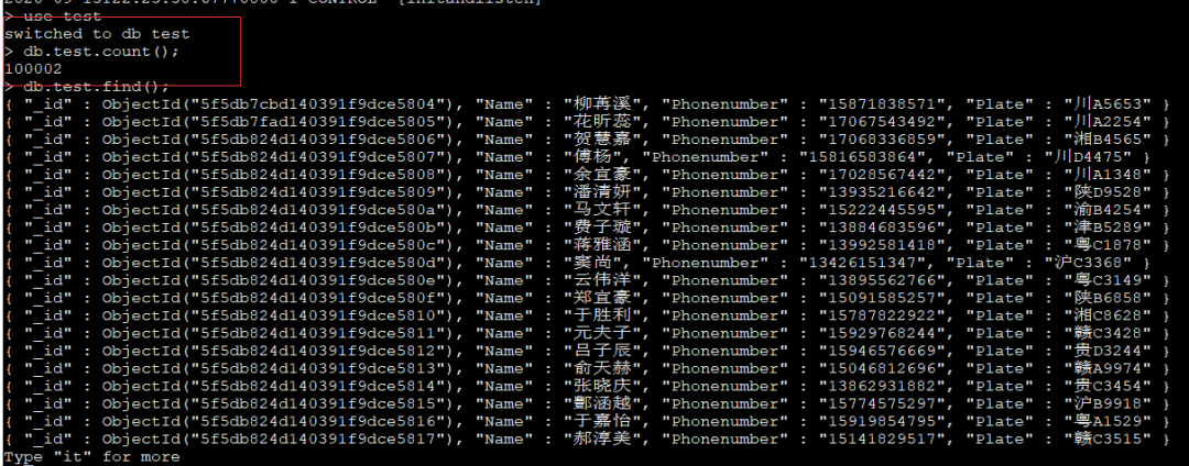 mongodb的瓶颈 mongodb数据量瓶颈_mongodb数据量太大count超时_05