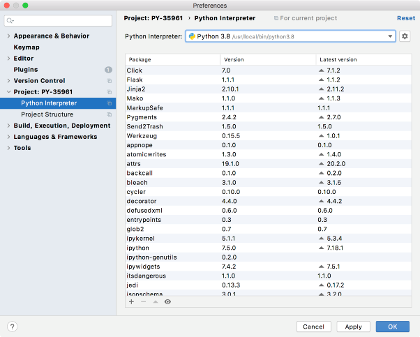 pycharm升级python版本 pycharm怎么升级python_pycharm_10