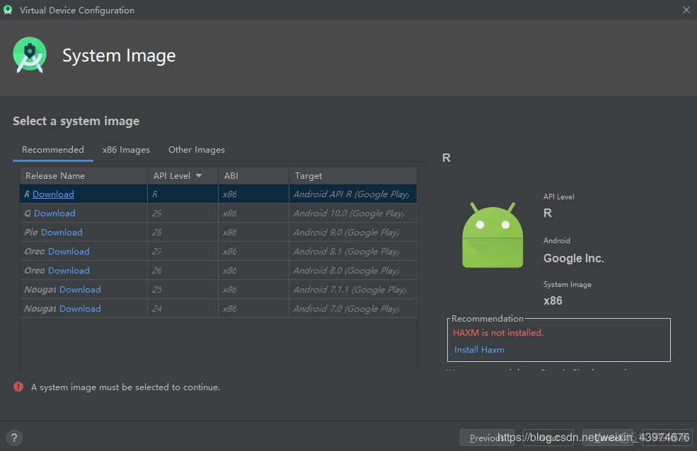 android studio 运行第一个程序 android studio运行顺序_虚拟设备_21