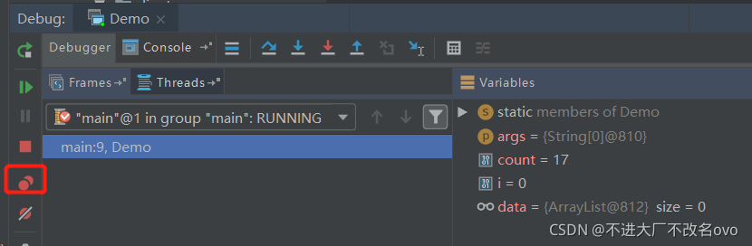 使用debug模式启动后端java项目 debug模式调试_程序运行_14