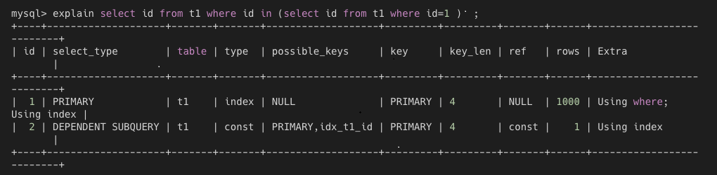 mysql查询当前执行事务 mysql中如何查看执行计划_mysql查询当前执行事务_02