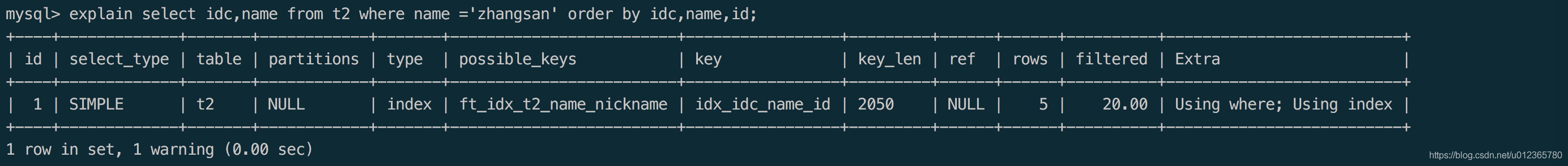 MySQL 用事件排序 查询太慢 mysql排序慢如何优化_mysql_04