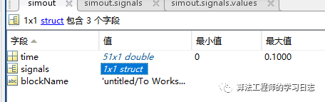 Matlab simulink常见问题和数据导出到变量区_调用方法_14