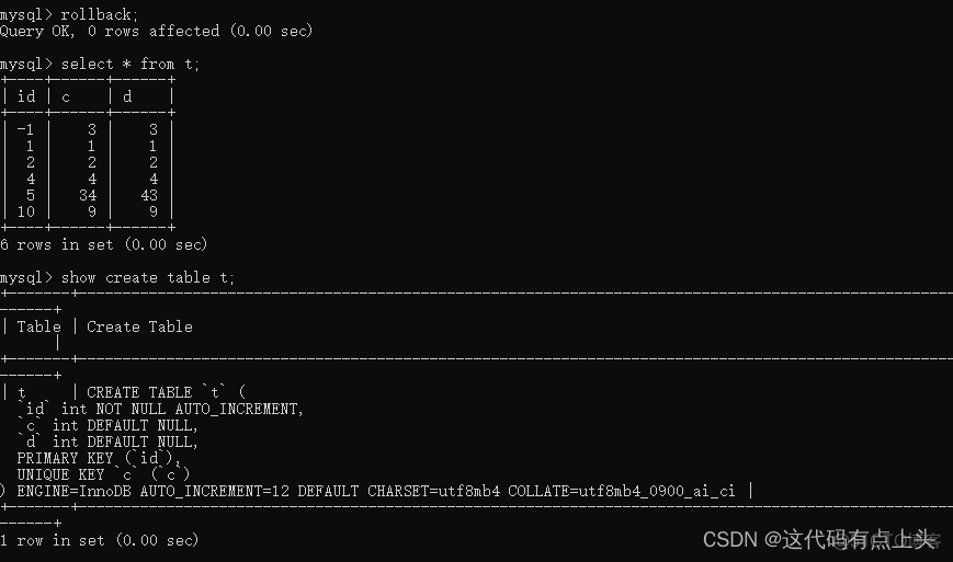 mysql主键自动生成为什么不是从1开始 mysql主键自动增长为2_数据库_11