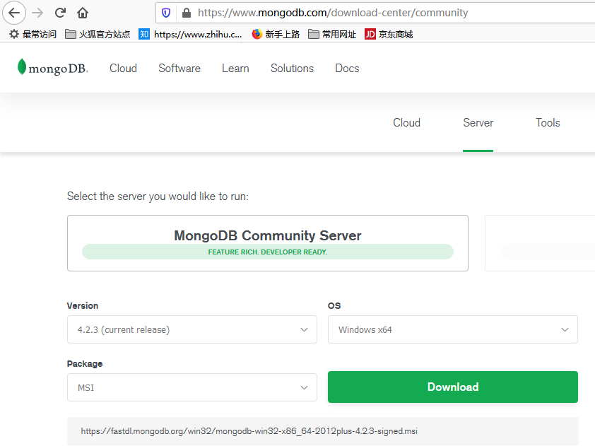 win10 mongodb安装 安装mongodb教程_win10 mongodb安装_02