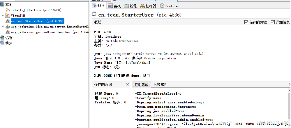 win java visualvm 连接 java visualvm使用_java_03