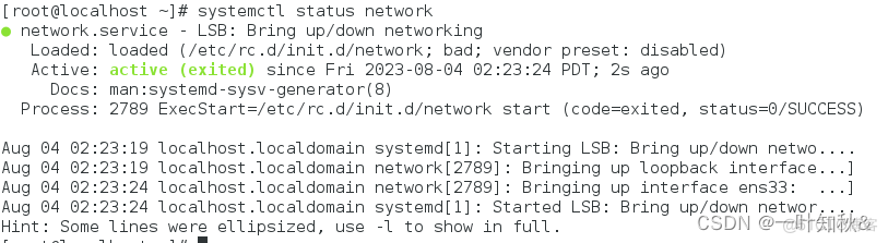 CentOS７虚拟机网络无法连接问题 --- network.service failed---已解决，亲测有效_网络故障_04