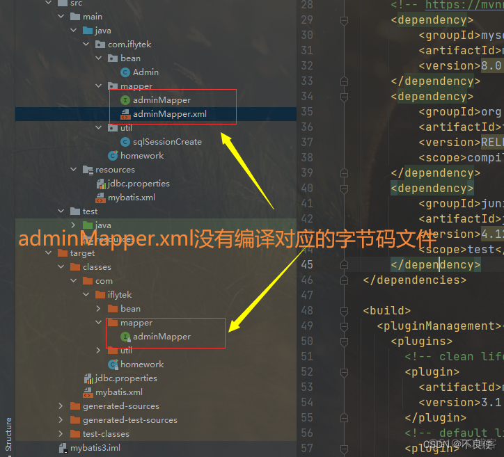 Caused by: org.xml.sax.SAXParseException； lineNumber: 1； columnNumber: 1； 前言中不允许有内容。_mysql_04