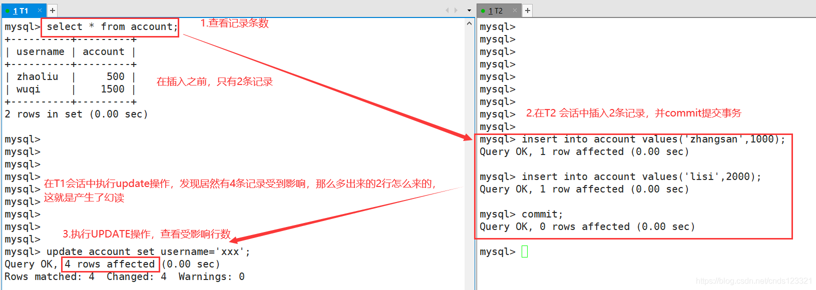 mysql 解决幻读 mysql幻读脏读_不可重复读_14