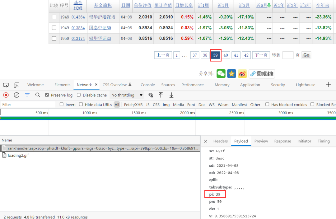 python爬取基金 爬取基金数据_数学建模_04