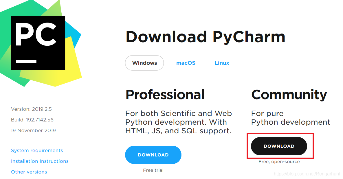 python3.7官网 python3.9官网下载_pycharm_02