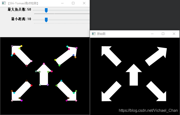 opencv python角点检测 opencv角点检测匹配_特征值_06