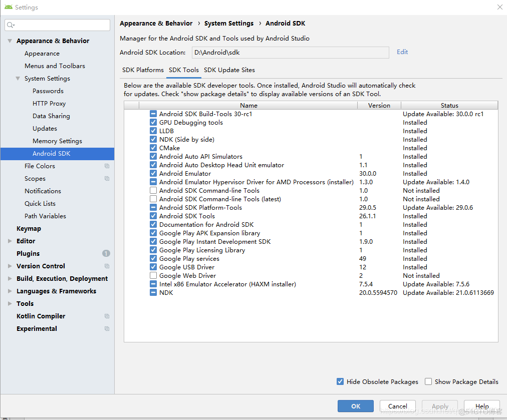 android jcenter配置 android 环境配置_android jcenter配置_05