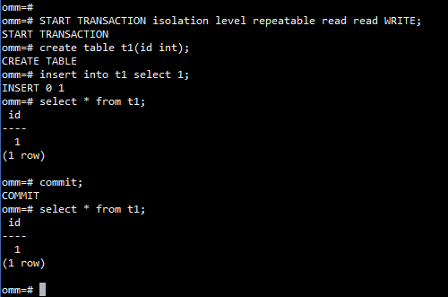 【我和openGauss的故事】 openGauss 5.0.0 事务相关语法_隔离级别_02