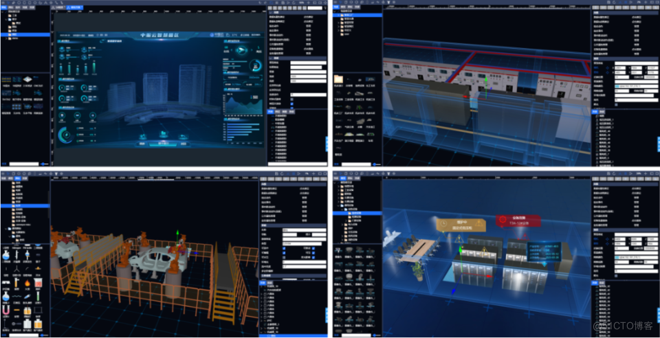 3D组态编辑器，零代码拖拉拽轻松构建数字孪生应用场景_数据