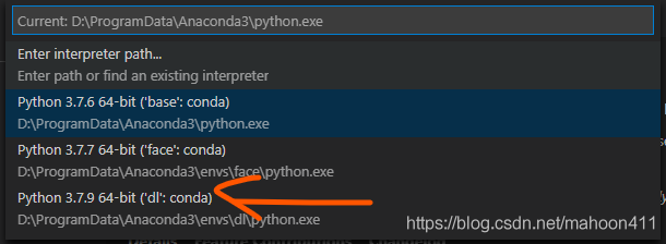 vscode选择python版本 vscode怎么切换python版本_vscode选择python版本_23