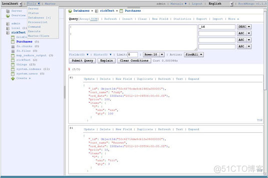 mongodb管理 mongodb管理工具 开源_JSON