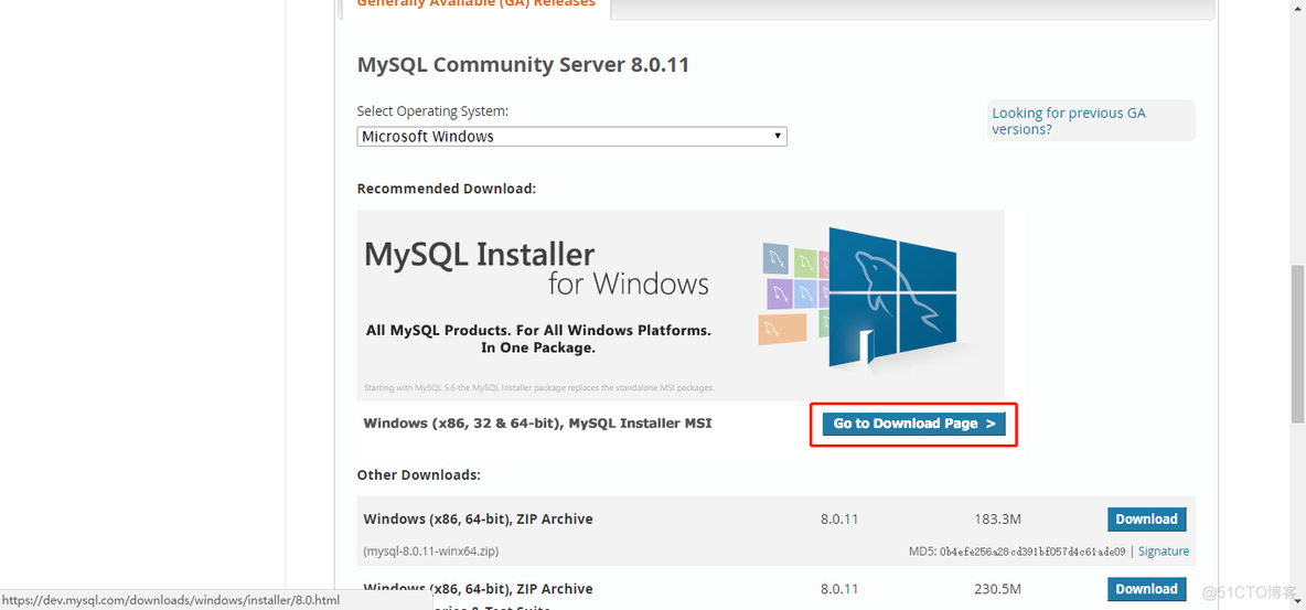 mysql是怎样运行的 下载 mysql下载流程_如何在MySql官网下载MySql_02