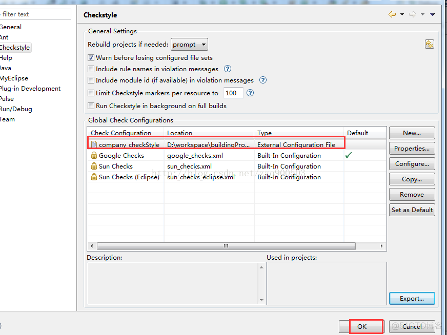 myeclipse安装checkstyle插件_myeclipse_15