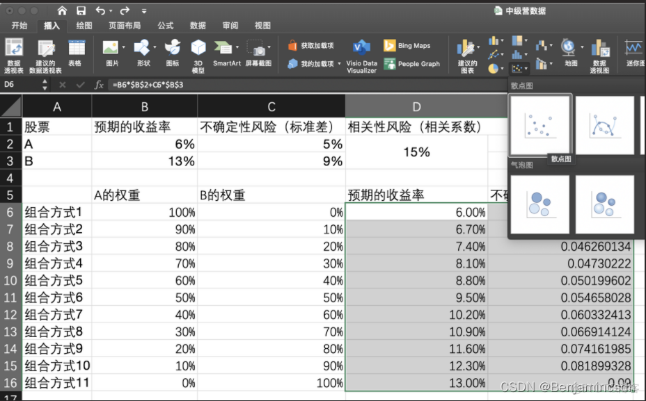 python求平均值方差标准差 python均值方差模型_马科维茨的均值_07