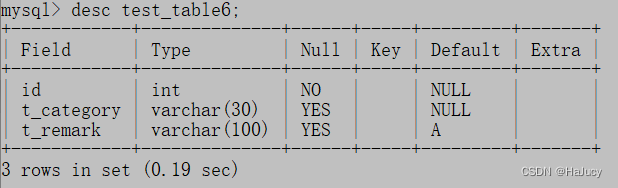 mysql创建表结构实验报告 mysql5.6创建表_字段_10