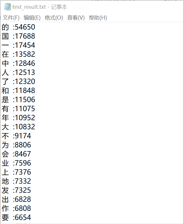 hanlp词频统计 词频统计程序_hanlp词频统计_07