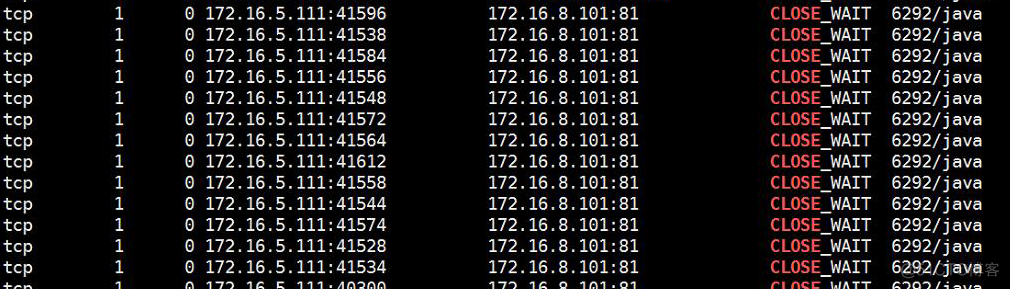 java close_wait java close_wait产生的原因_Nginx