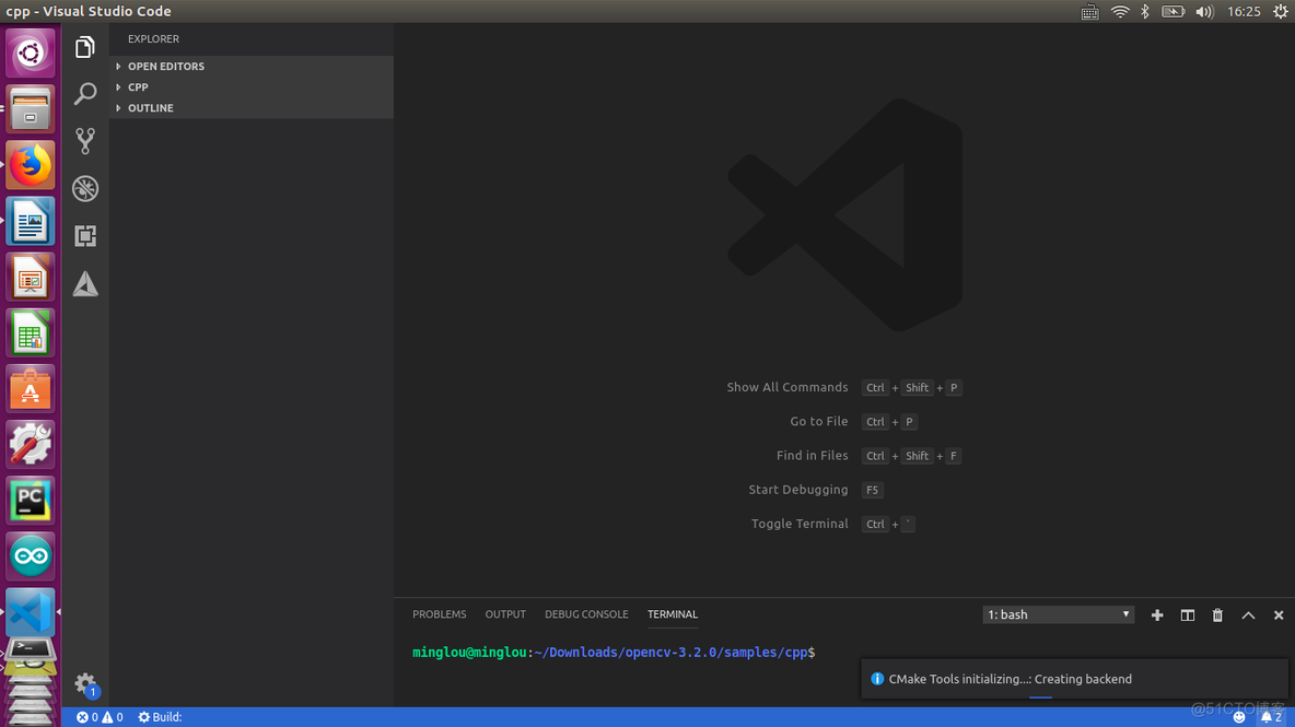 ubuntu vscode python环境 ubuntu vscode配置opencv_json_03