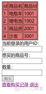 jsp+javabean jsp+javabean+servlet购物_mysql_04