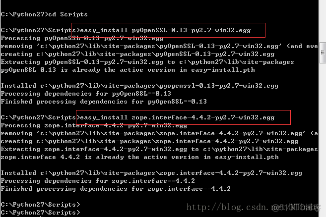 python安装scrapy框架命令 scrapy安装步骤_python_03