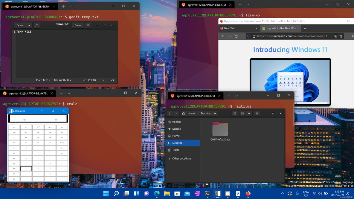 wsl2架构 wsl2 gui_ubuntu_04