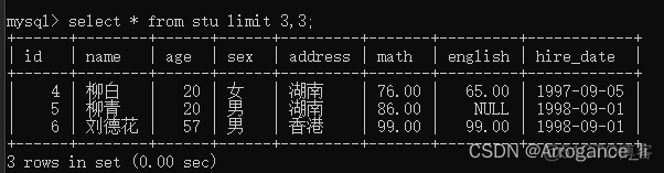 mysql创建一张学生表 mysql怎么创建一个学生表_mysql_30