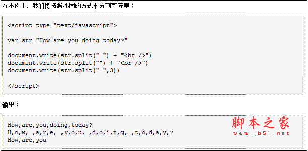 javascript split方法 js split()方法详解,javascript split方法 js split()方法详解_字符串,第1张