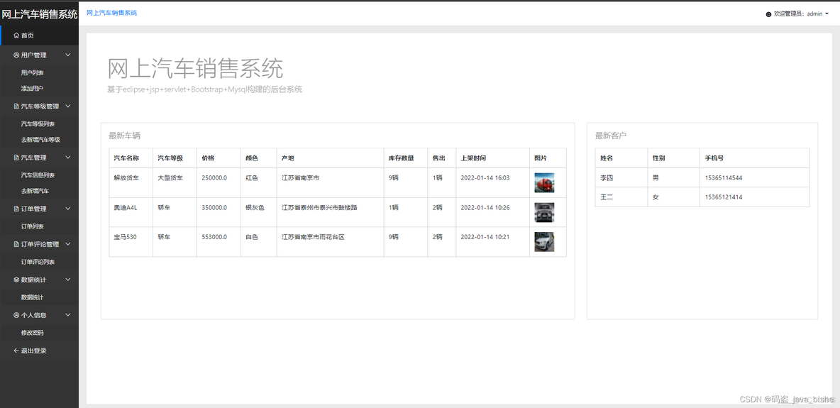 购物车 javassm项目 功能实现 购物车系统javaweb_汽车_04