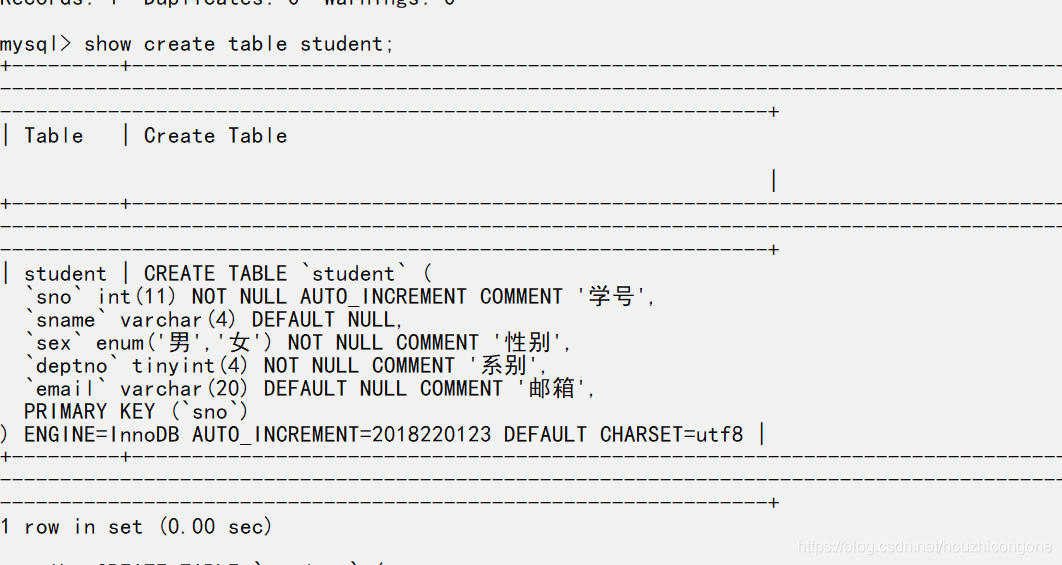 mysql创建school数据库 mysql创建数据库学生表_mysql创建school数据库