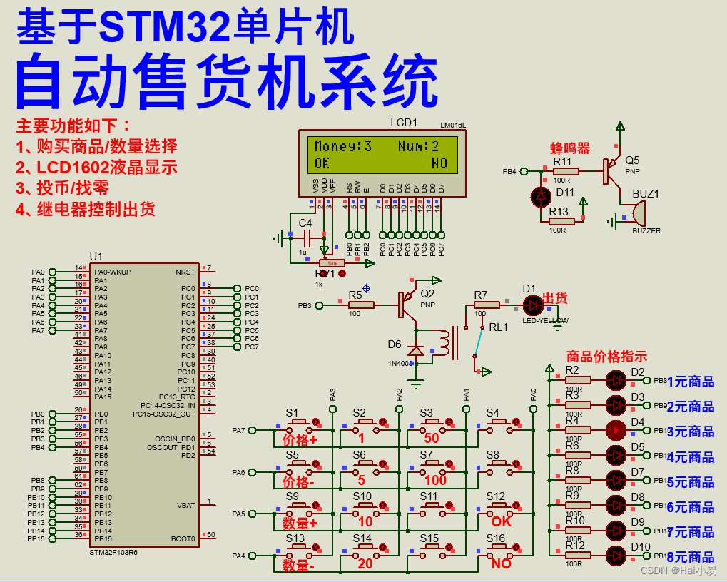 自动售货机java设计教程 自动售货机系统设计_单片机_02