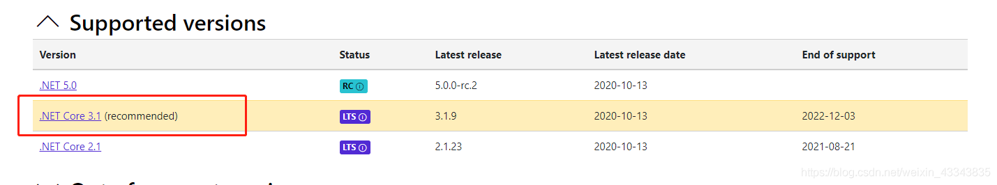 .net core运行环境 .net core windows_应用程序_02