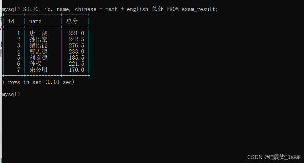 mysql cube用法 mysql的crud_java_09